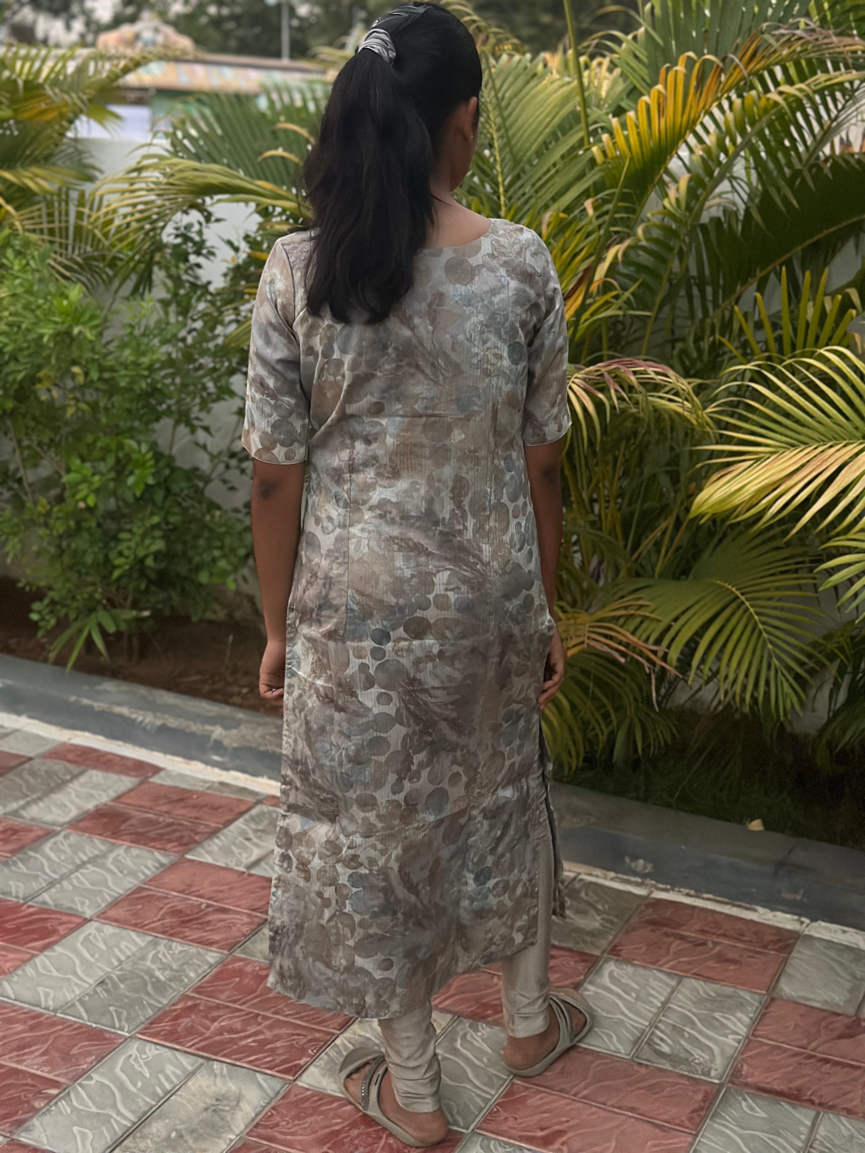 Gray kurti